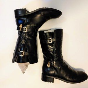 MICHAEL KORS Black Mid calf Flat Boot SIZE…